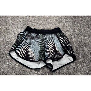 LULULEMON SEAWHEEZE SHORTS TRACKER III 4" SECRET SOCIETY TOFINO TEAL SIZE 6 EUC